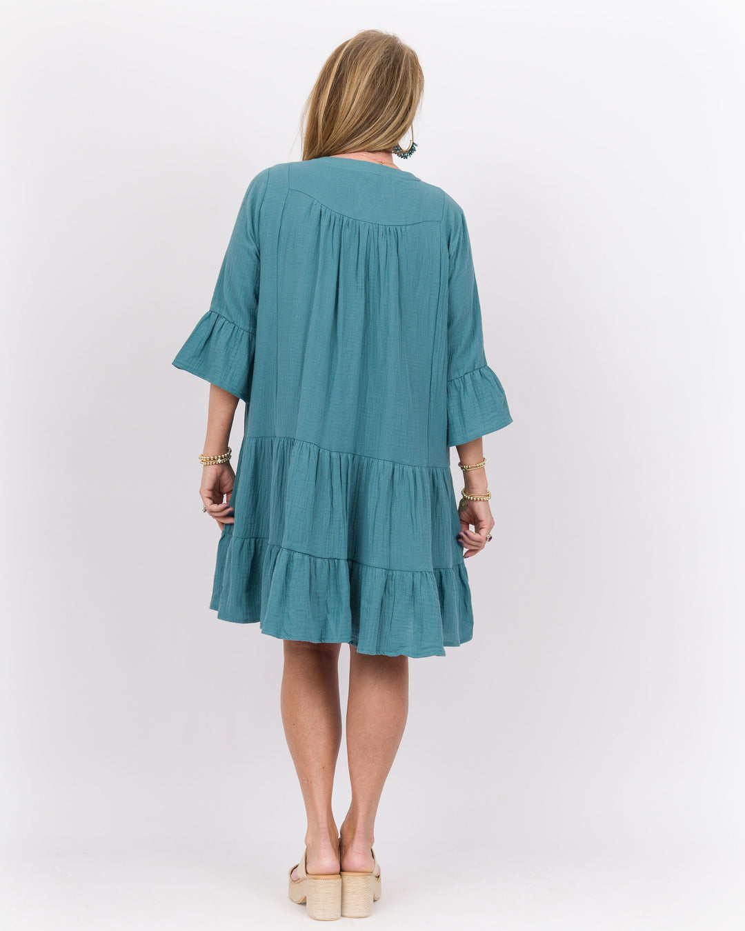 Lilith Dress Blue Surf