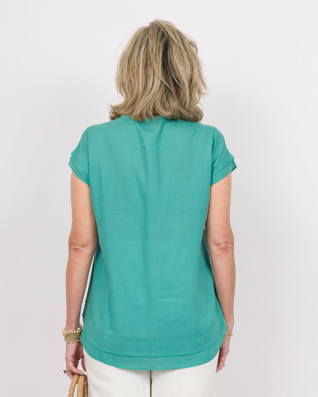 Camellia Top Turquoise