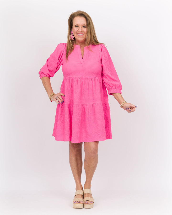 Cooper Dress Hot Pink