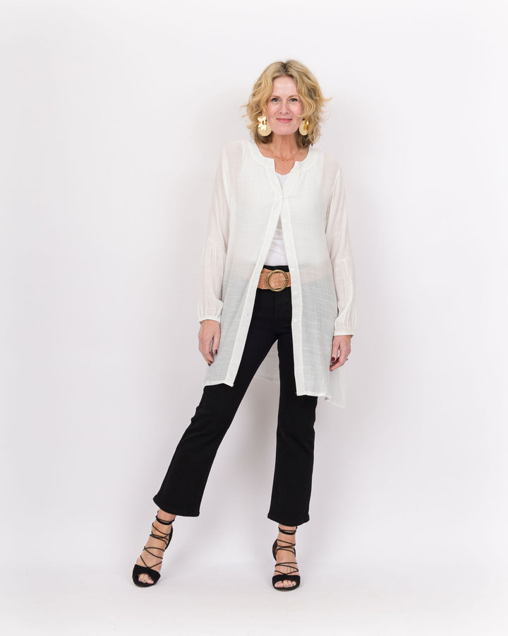 Edwina Cardigan White