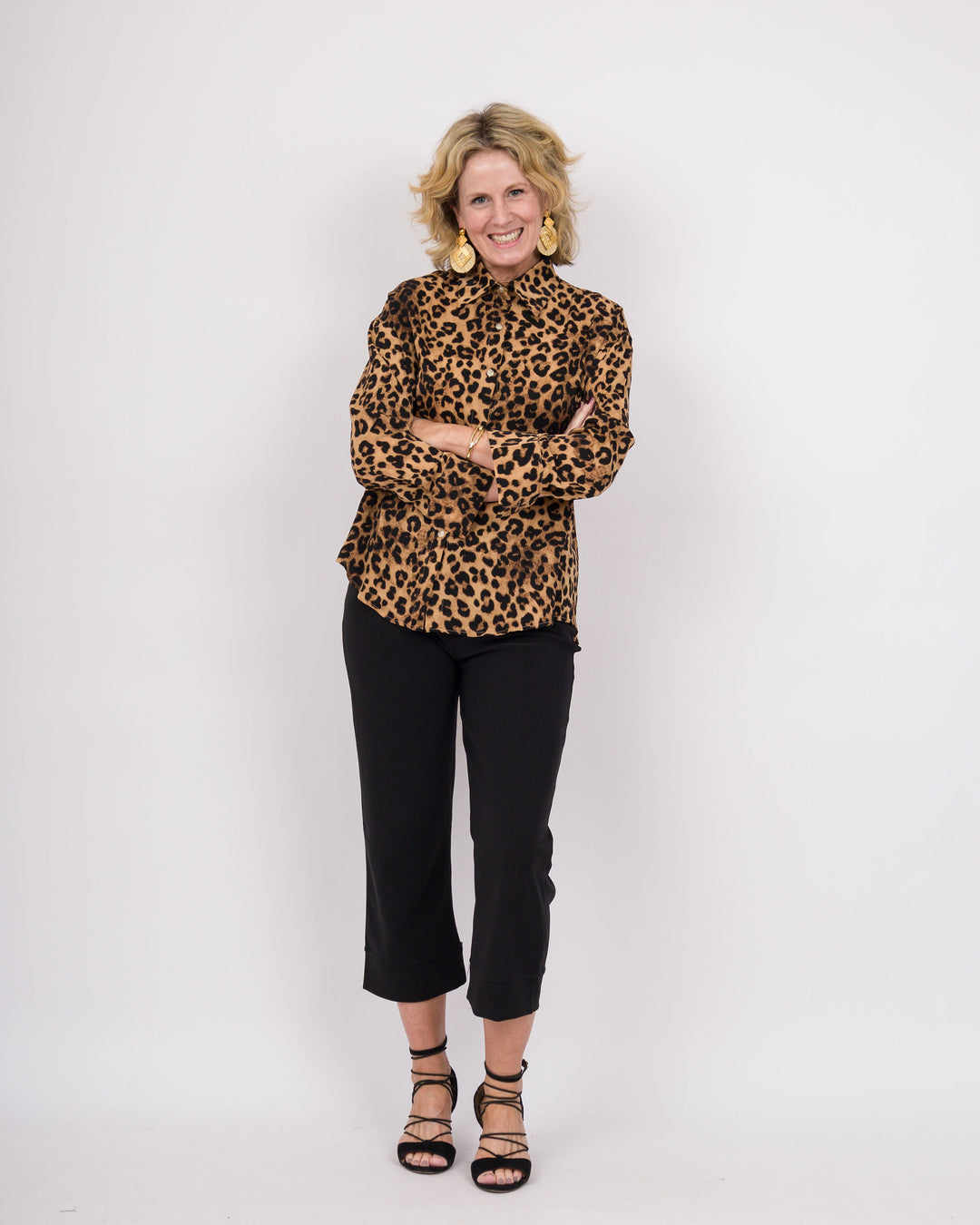 The Kathryn Shirt- Leopard