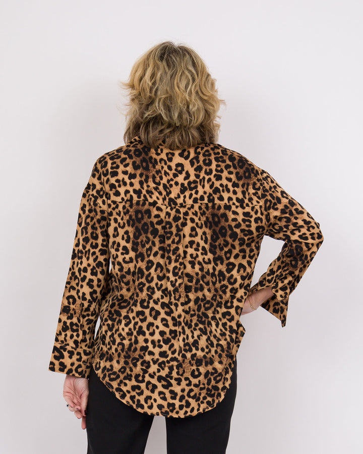 The Kathryn Shirt- Leopard