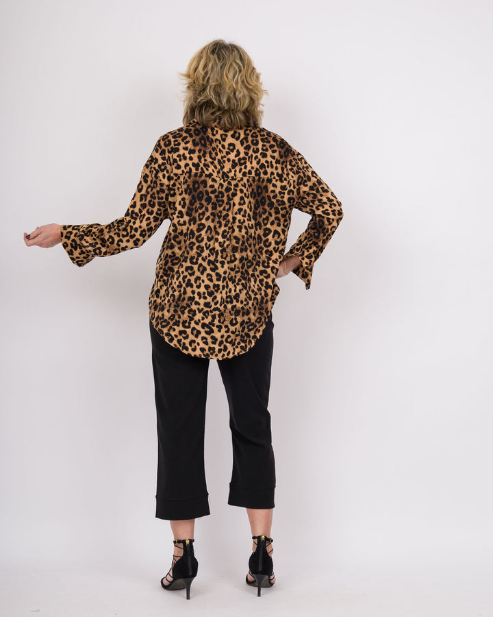 The Kathryn Shirt- Leopard