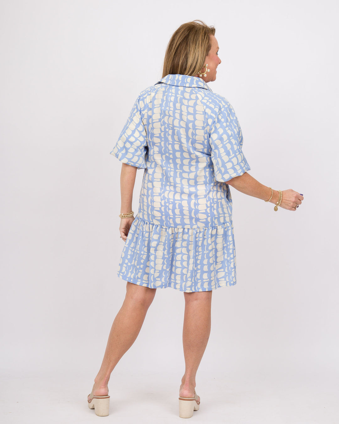 Maureen Dress Sky Blue