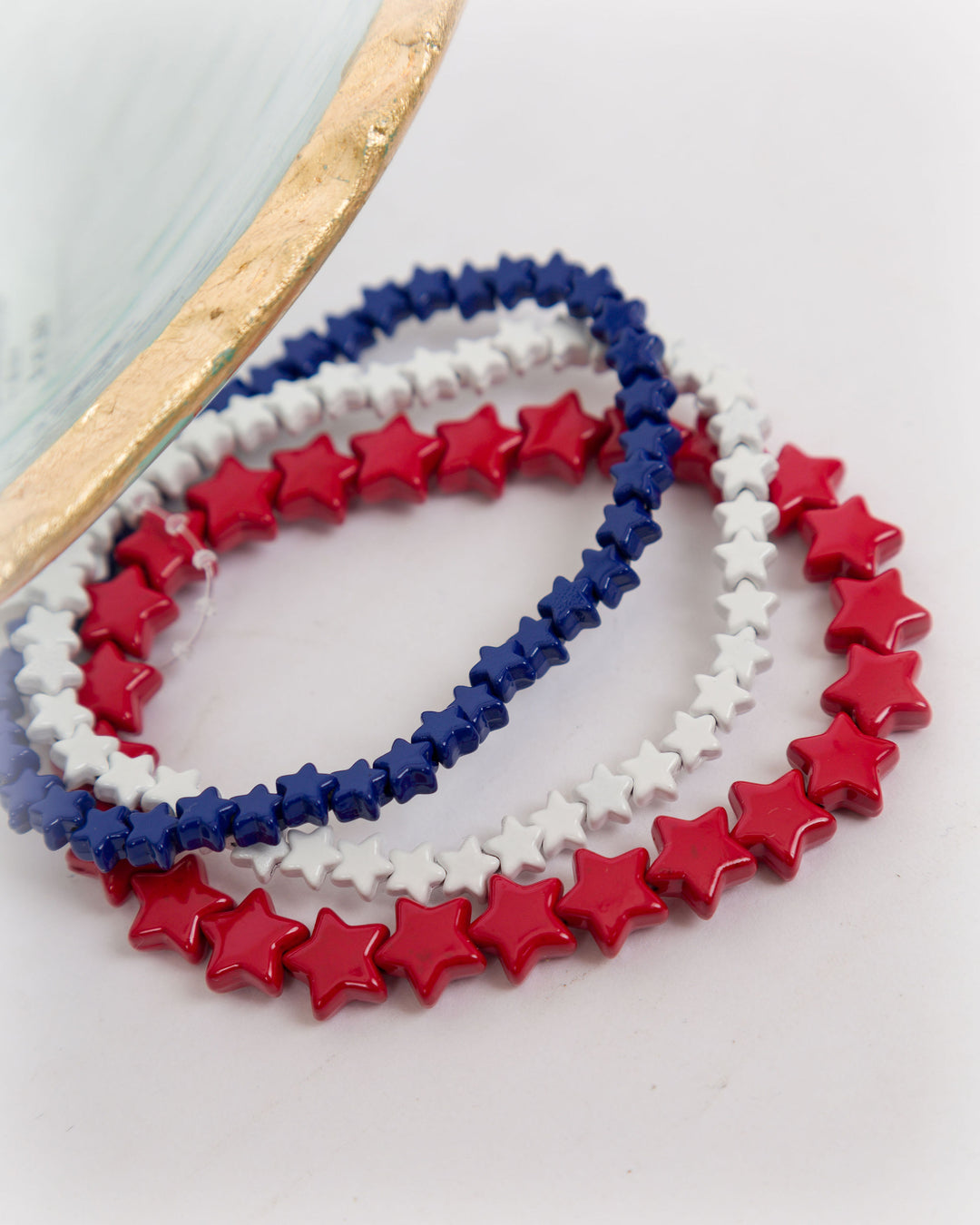 Star Set Bracelet - Red White Blue