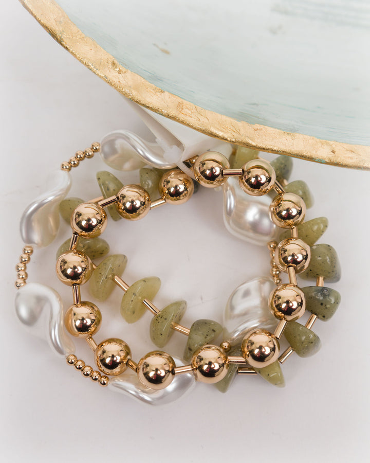 Jade Pearl Bracelet
