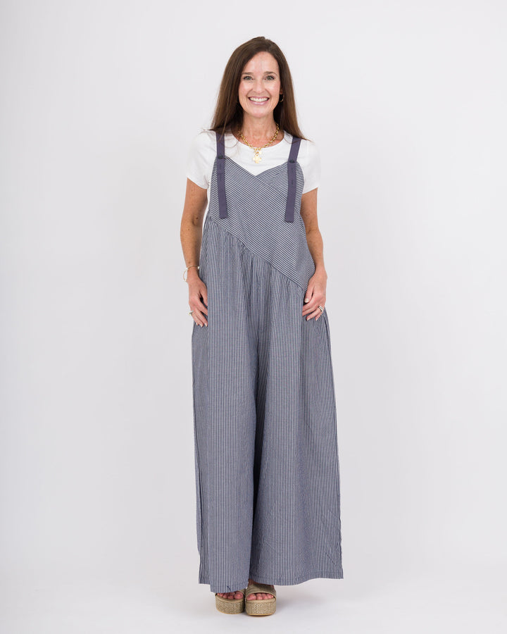 Indigo Drift Overalls Navy