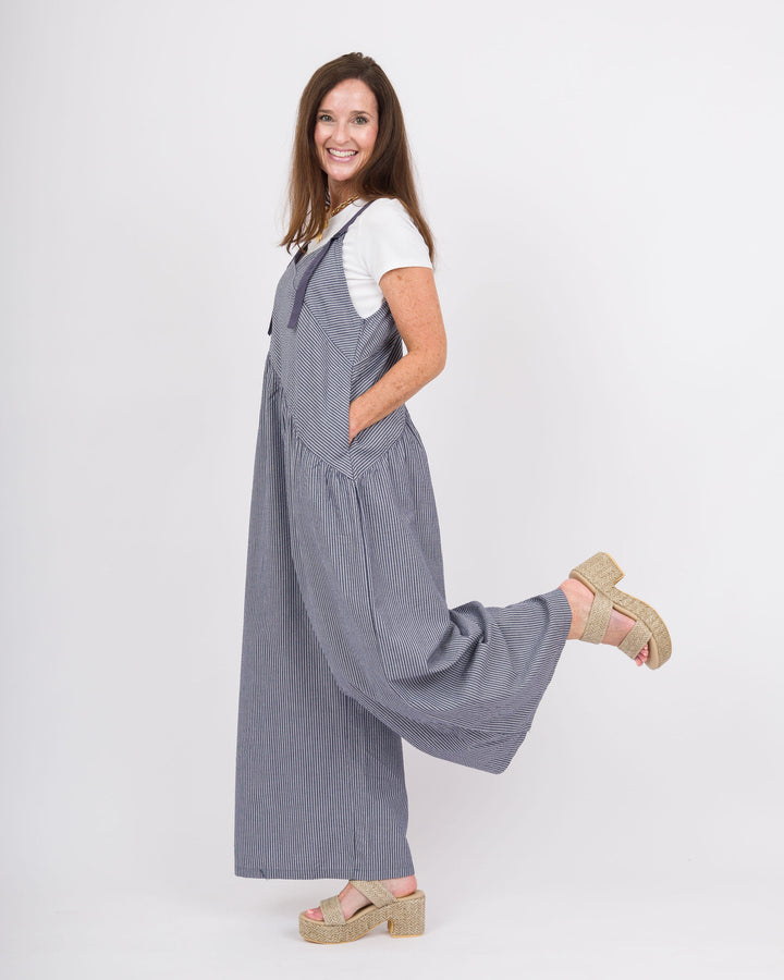 Indigo Drift Overalls Navy