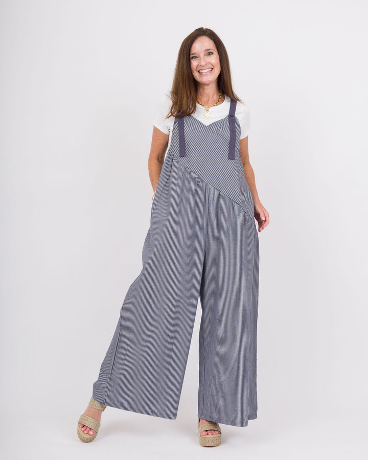 Indigo Drift Overalls Navy