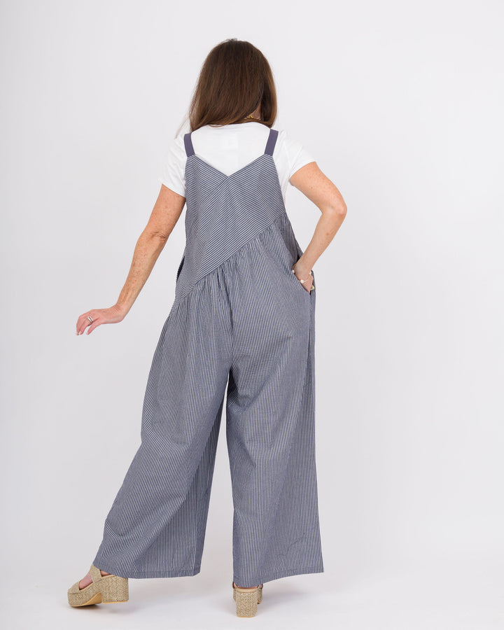 Indigo Drift Overalls Navy