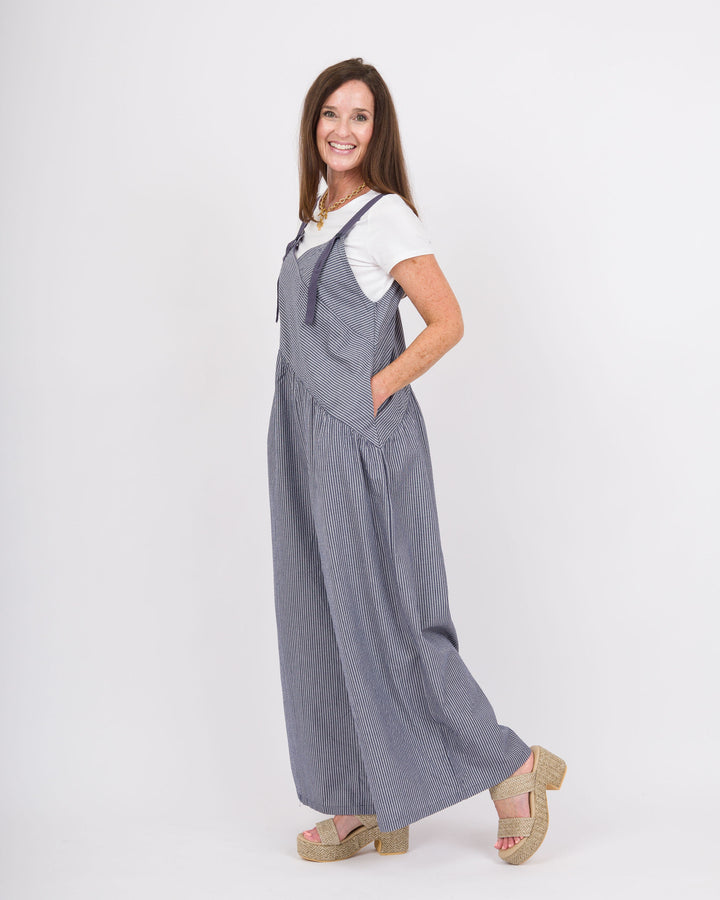 Indigo Drift Overalls Navy