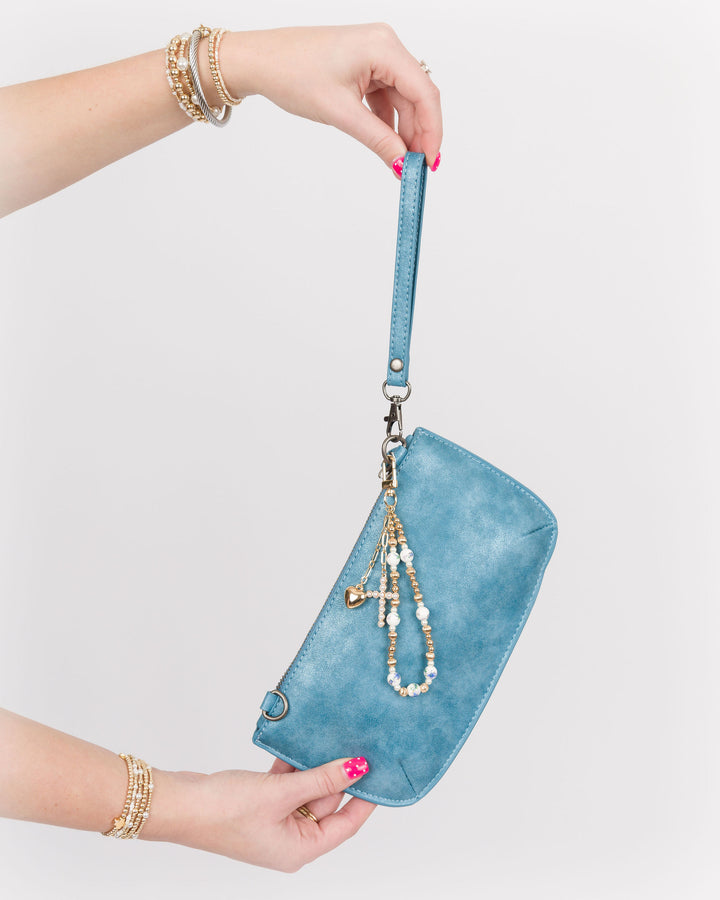 Bag Charm - Cross and Heart