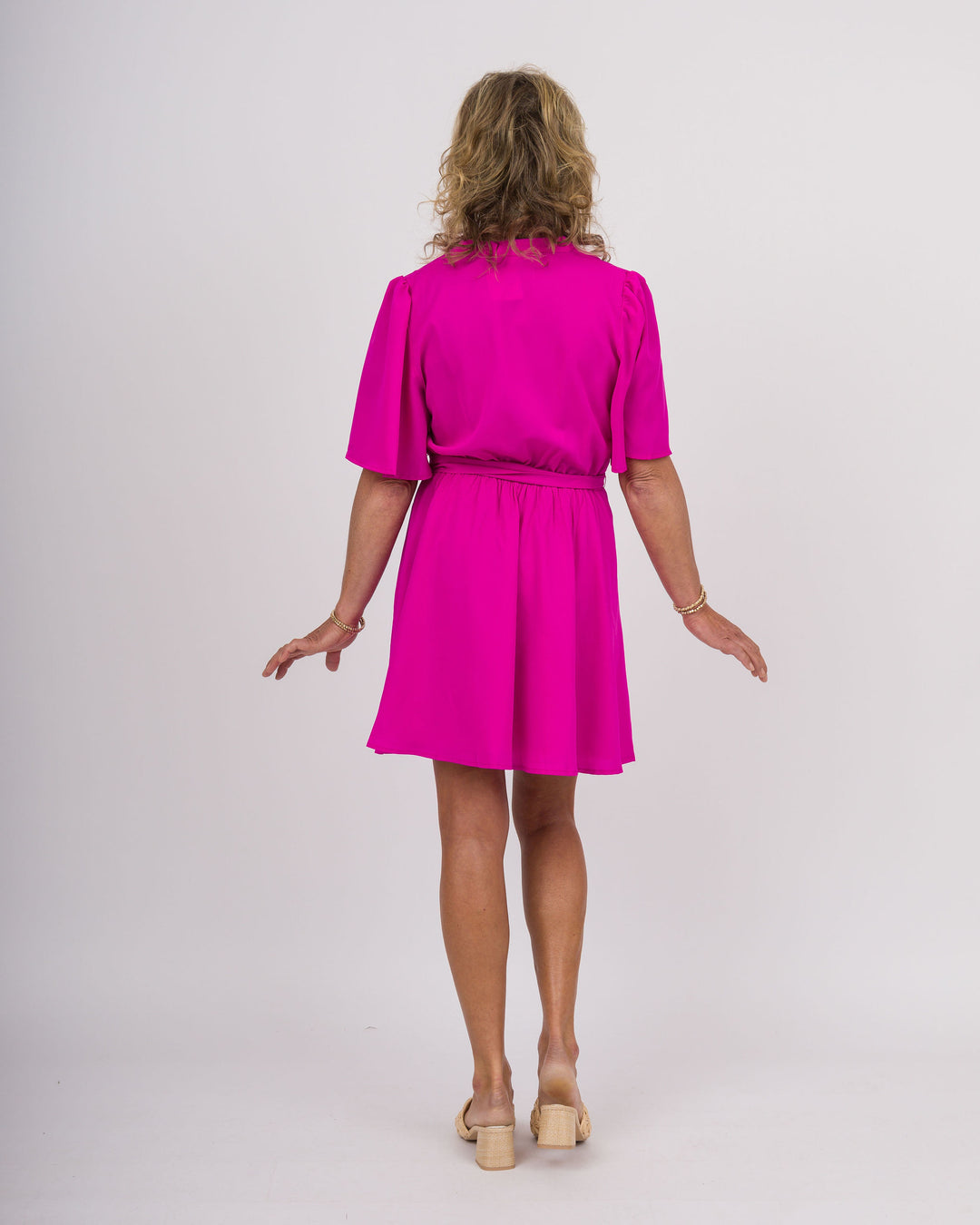 Magenta Mini Dress