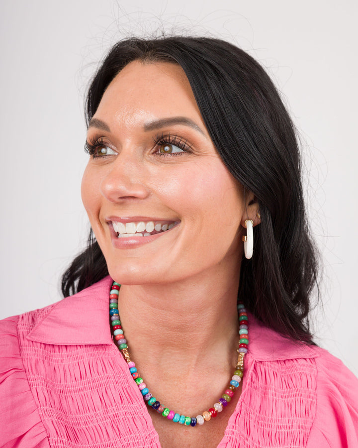Multi-Colored Bead Necklace