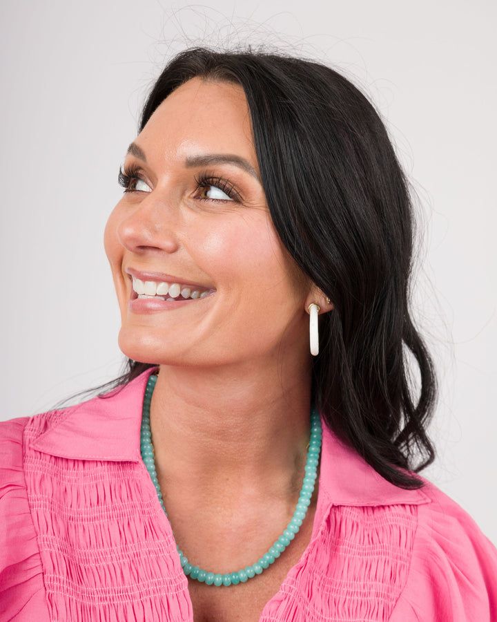 Aqua Bead Necklace
