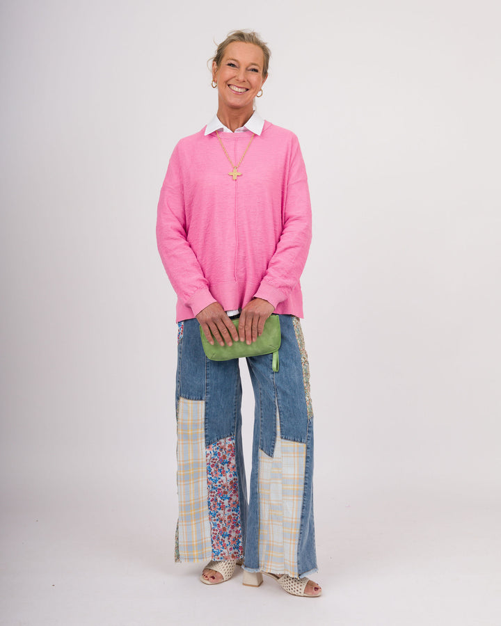 Kerisma Nebula Wagner Crew Top - Salsa Rosa