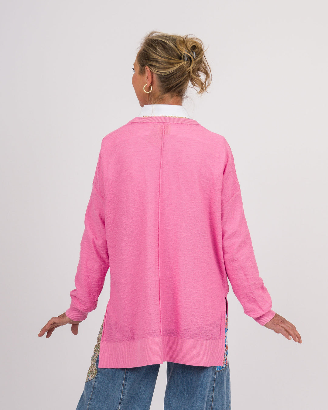 Kerisma Nebula Wagner Crew Top - Salsa Rosa