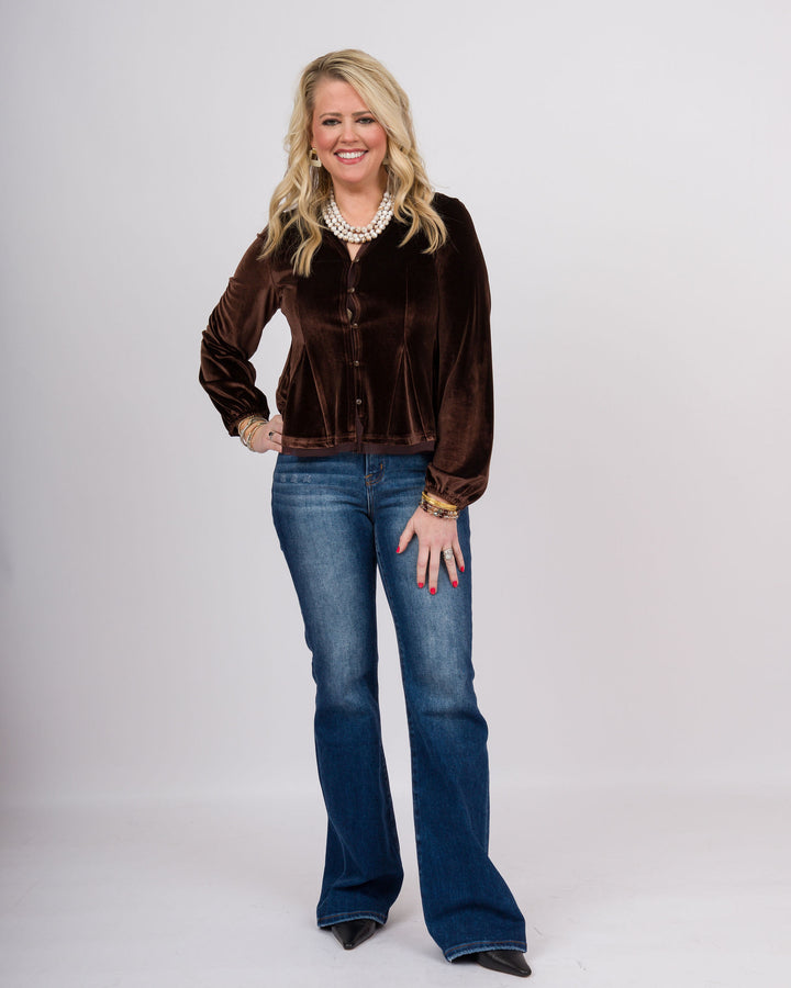 Brownie Points Velvet Top