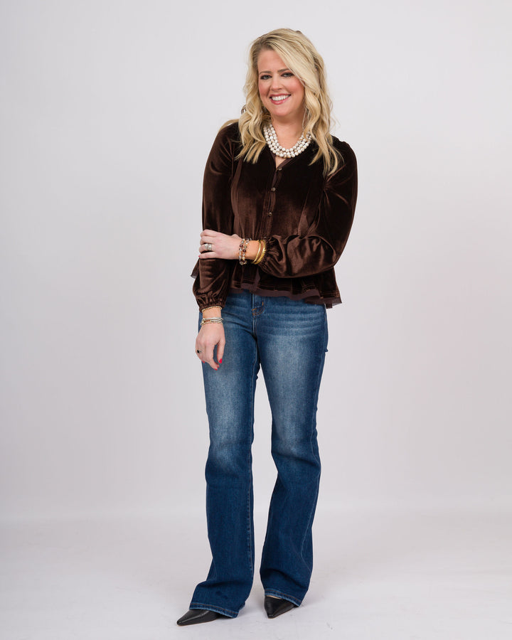 Brownie Points Velvet Top