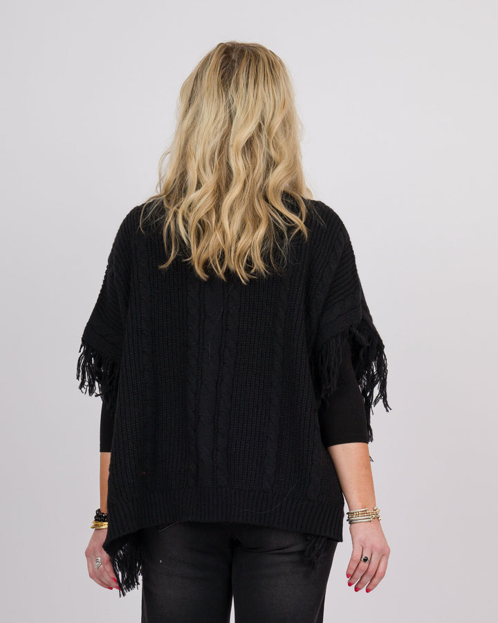 Hayes Poncho Dusty Black O/S
