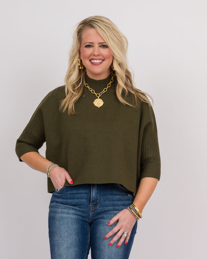Kerisma Aja Sweater-Olive