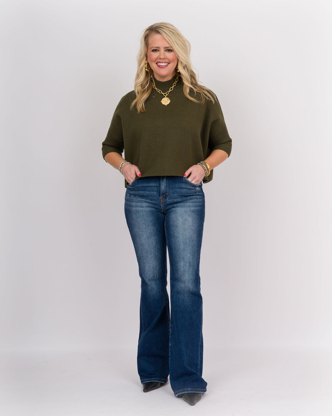 Kerisma Aja Sweater-Olive