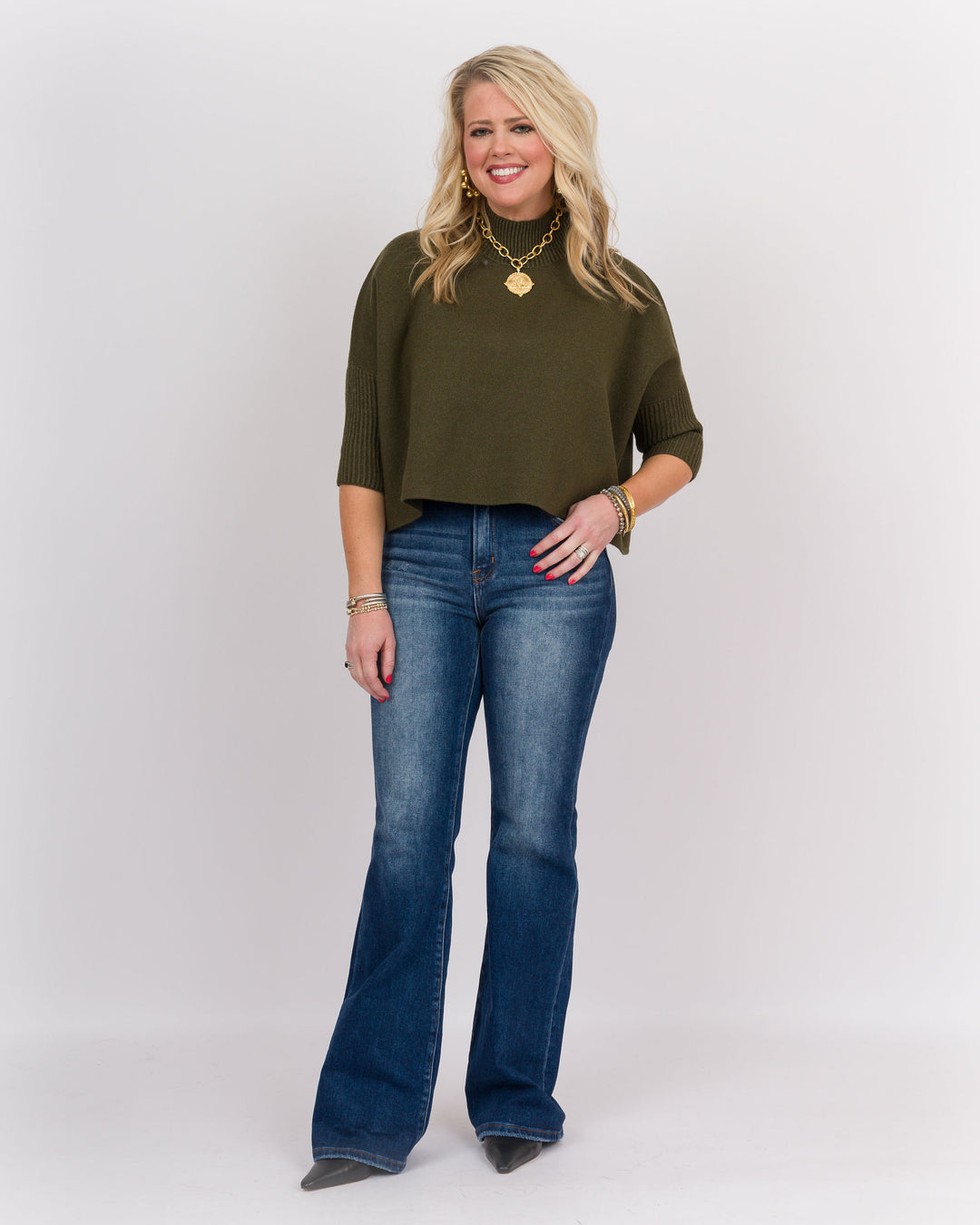 Kerisma Aja Sweater-Olive