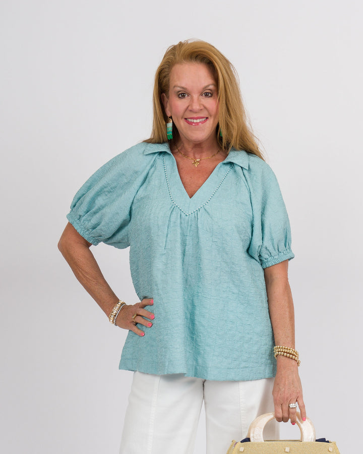 Mikayla Top - Misty Blue