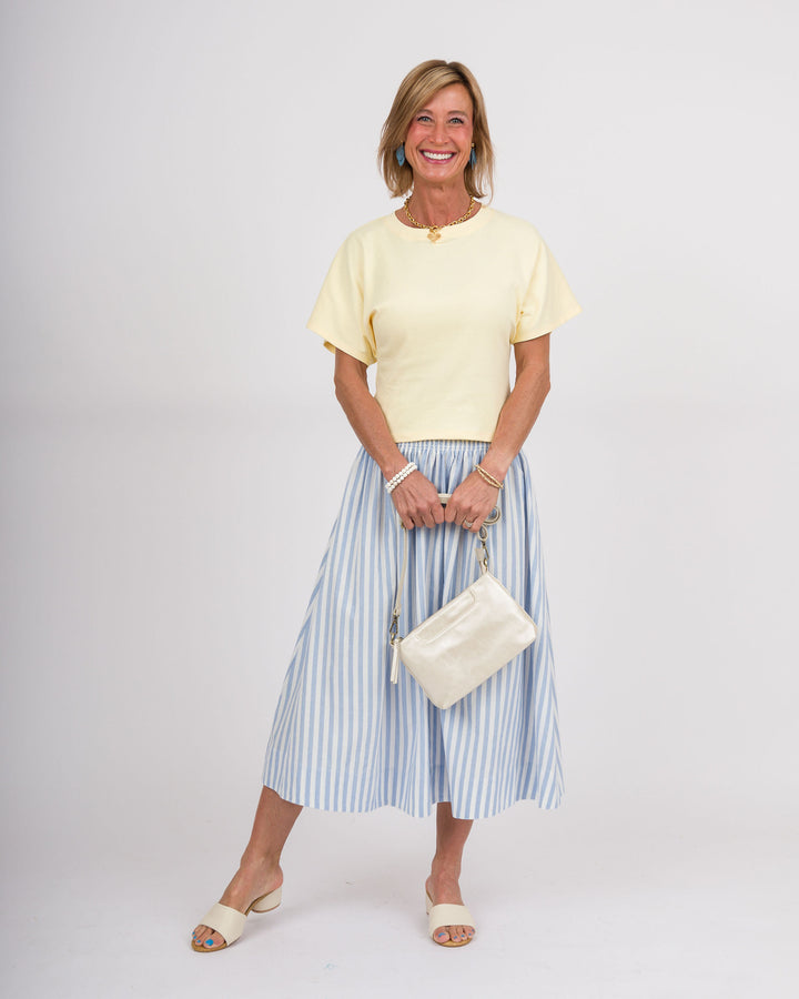 Angel Crew Neck Top - Banana