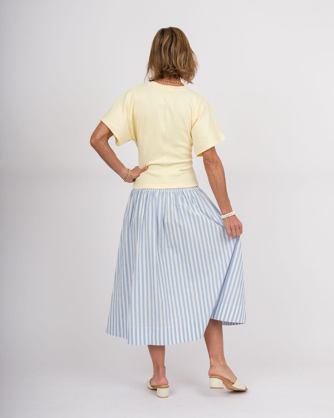 Angel Crew Neck Top - Banana