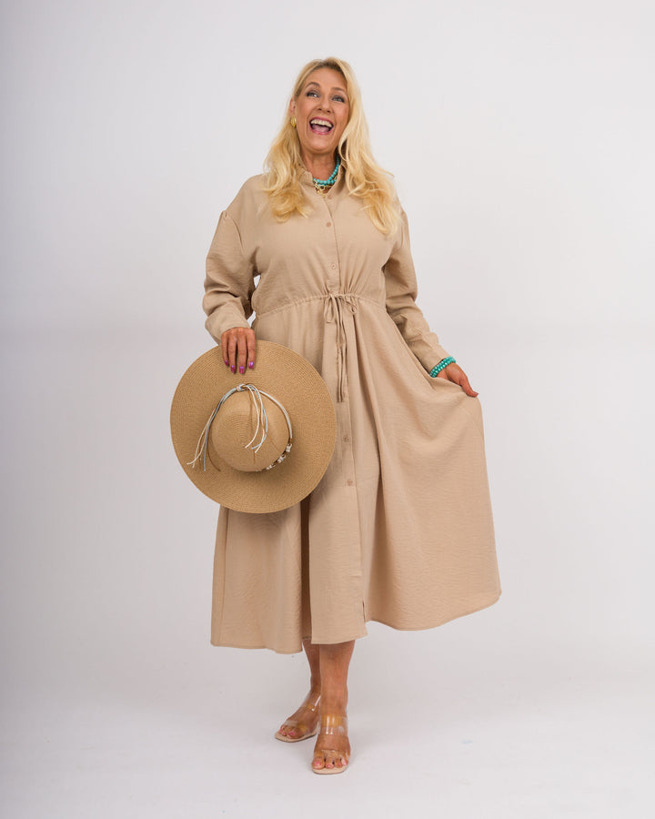 Brenda Midi Dress Camel