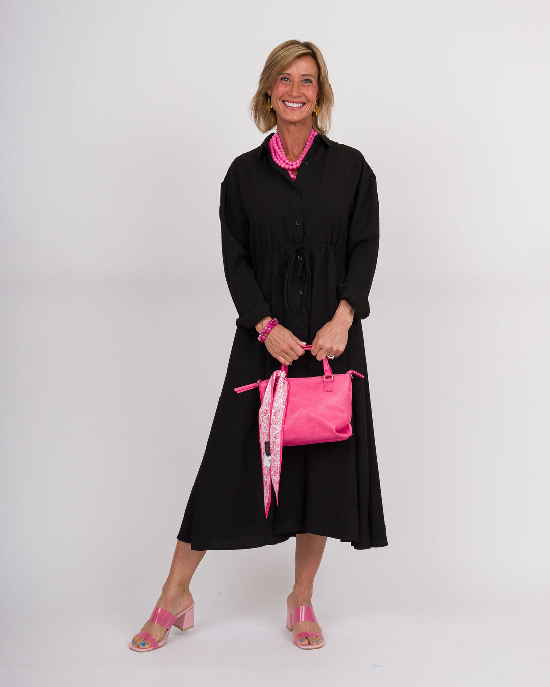 Brenda Midi Dress Black