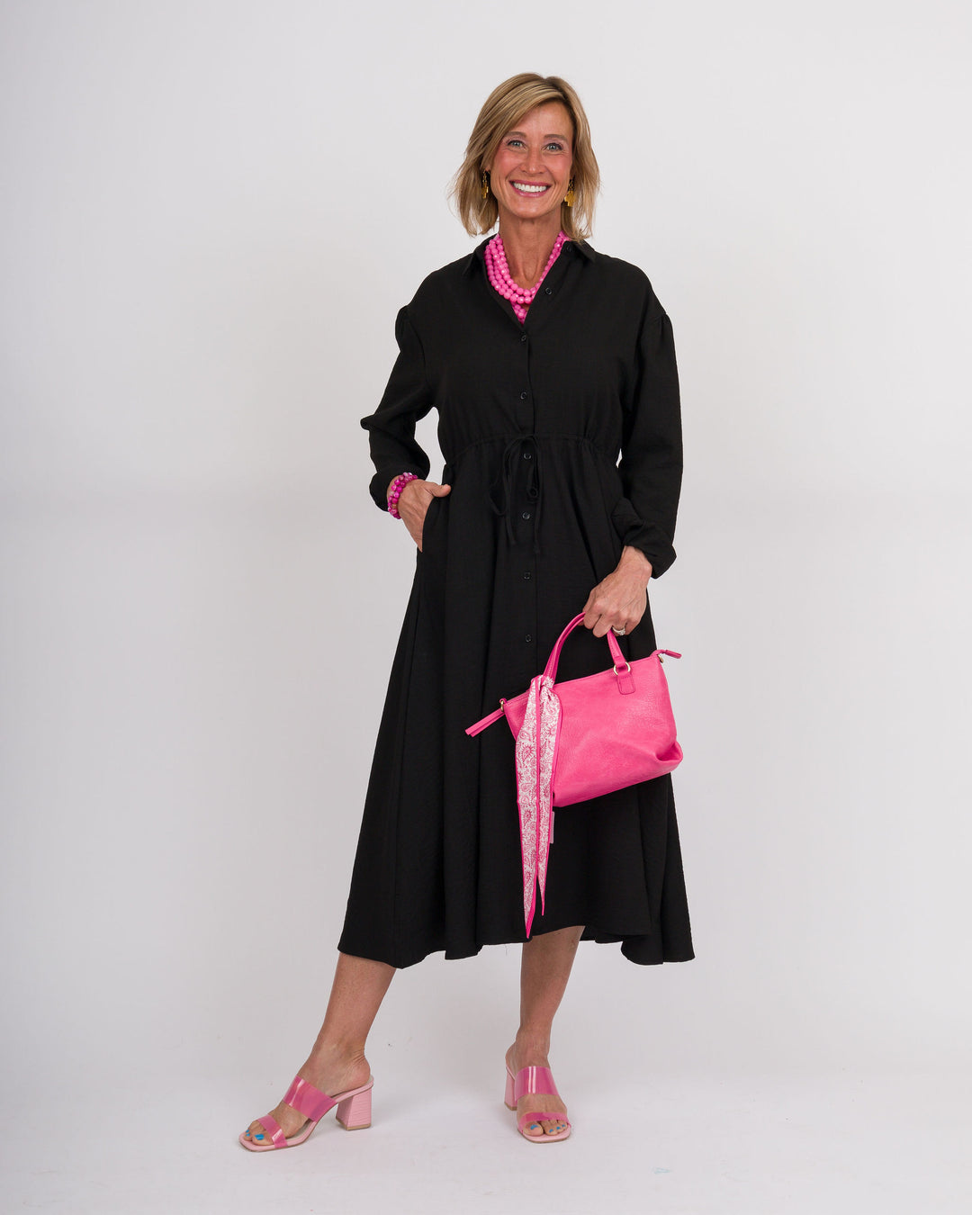 Brenda Midi Dress Black