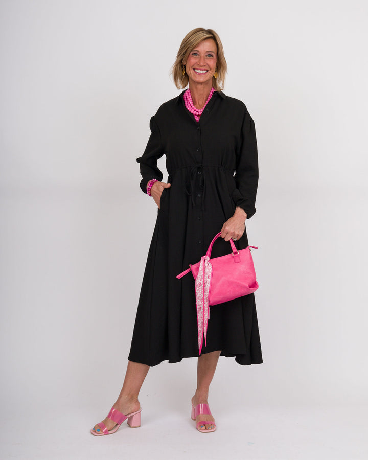 Brenda Midi Dress Black