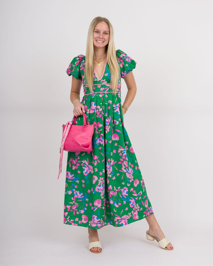 Jaylene Maxi Denavi Floral Dress