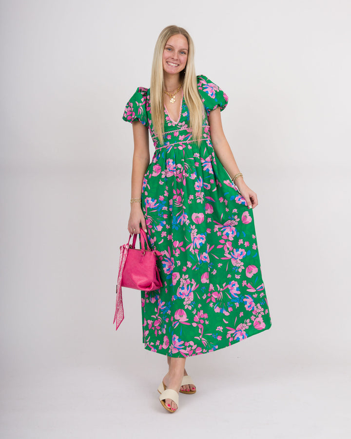 Jaylene Maxi Denavi Floral Dress