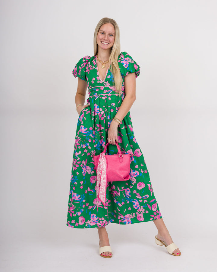 Jaylene Maxi Denavi Floral Dress