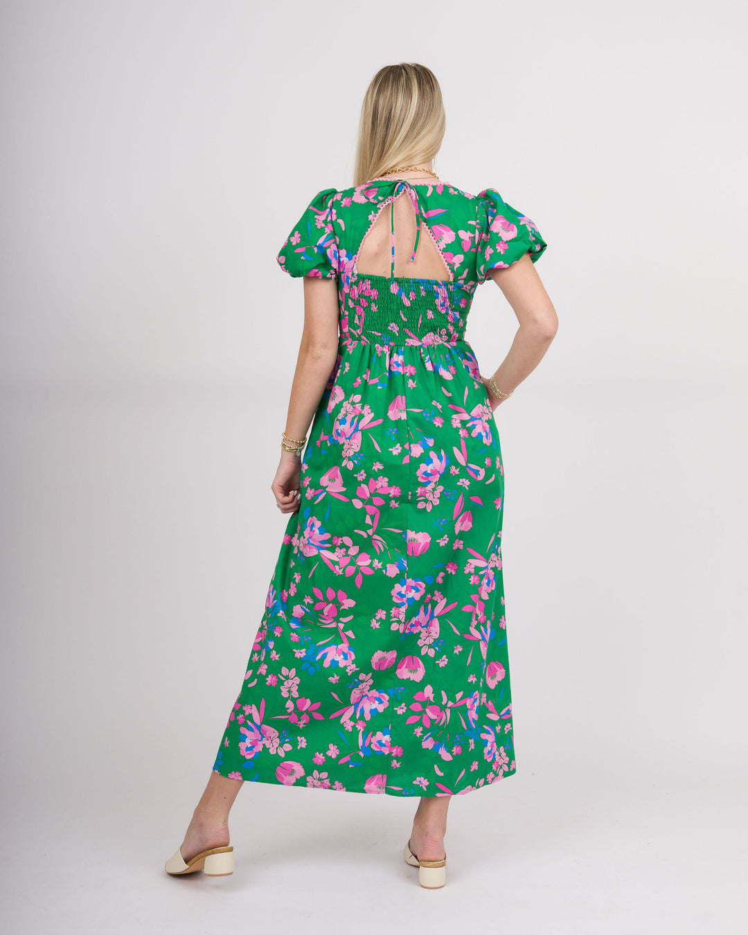 Jaylene Maxi Denavi Floral Dress