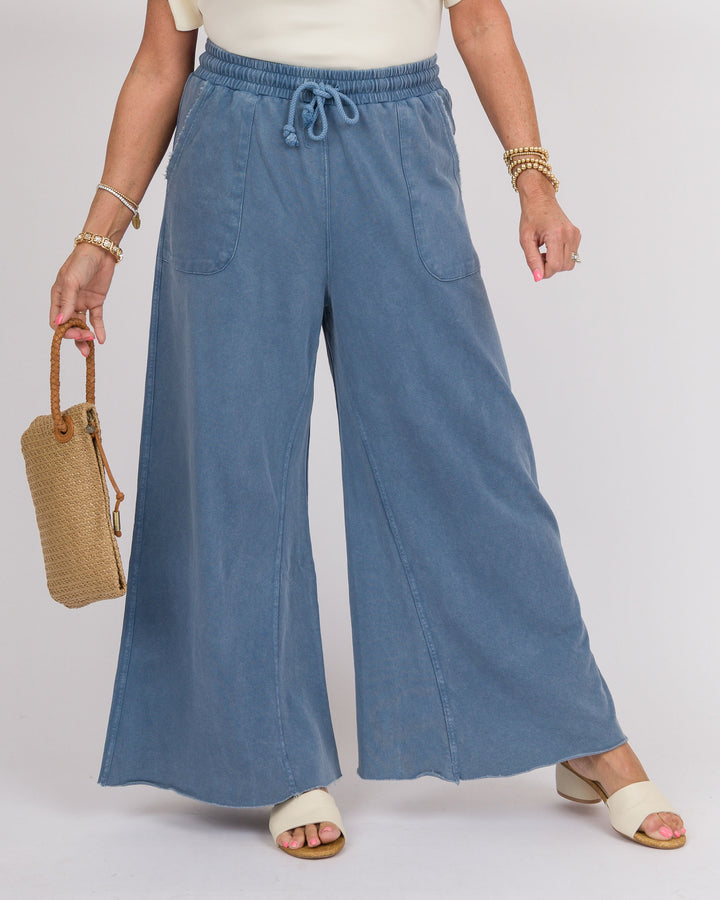Denim Mineral Washed Pants