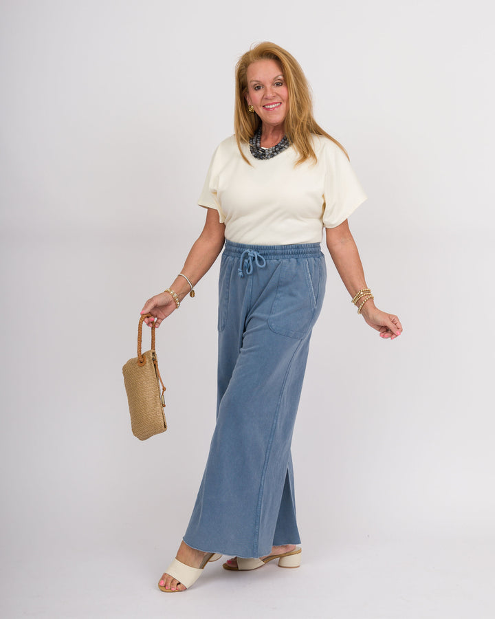 Denim Mineral Washed Pants