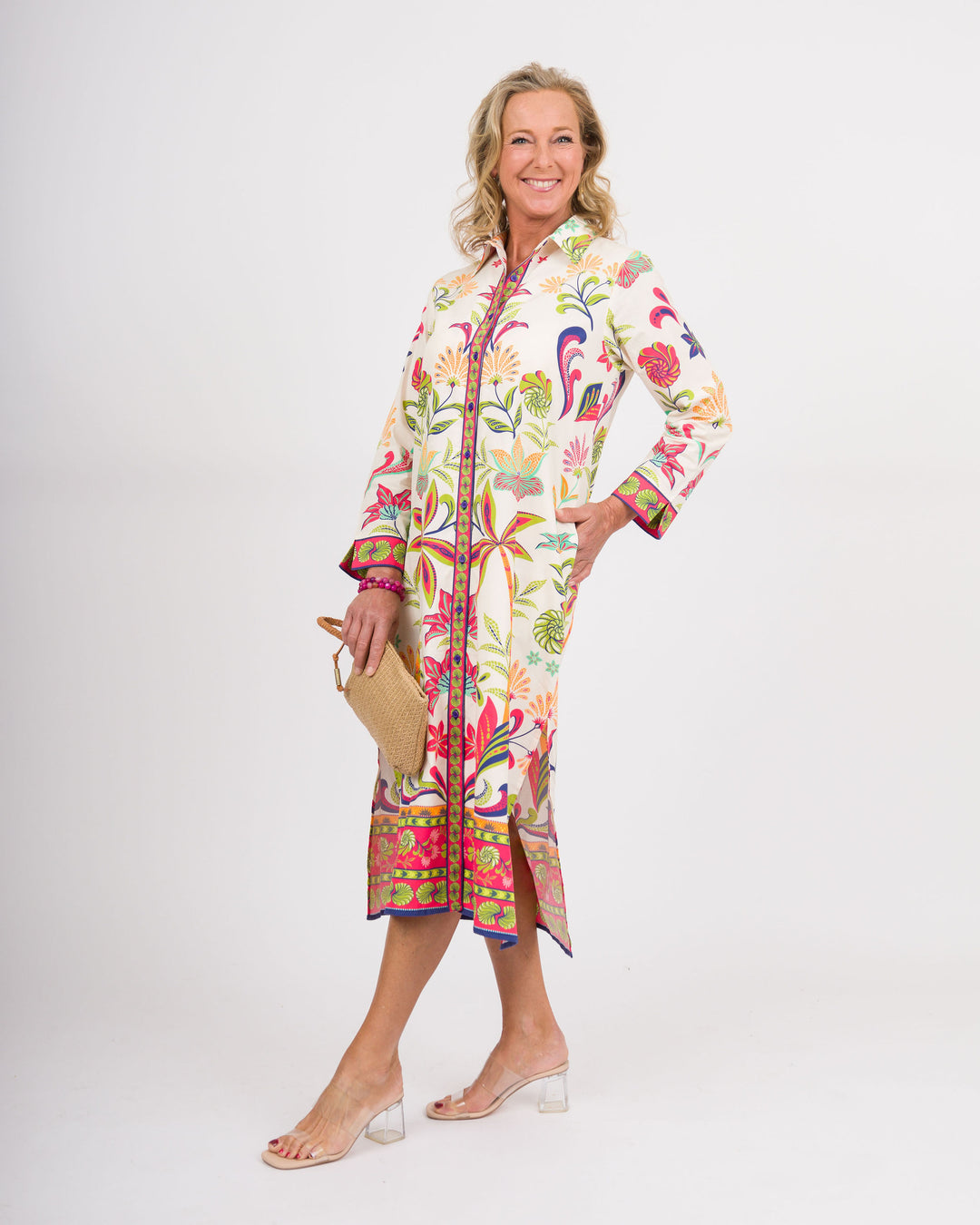 Eliza Dress - Coral Island