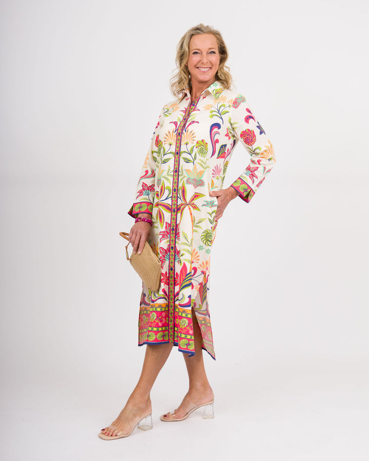 Eliza Dress - Coral Island