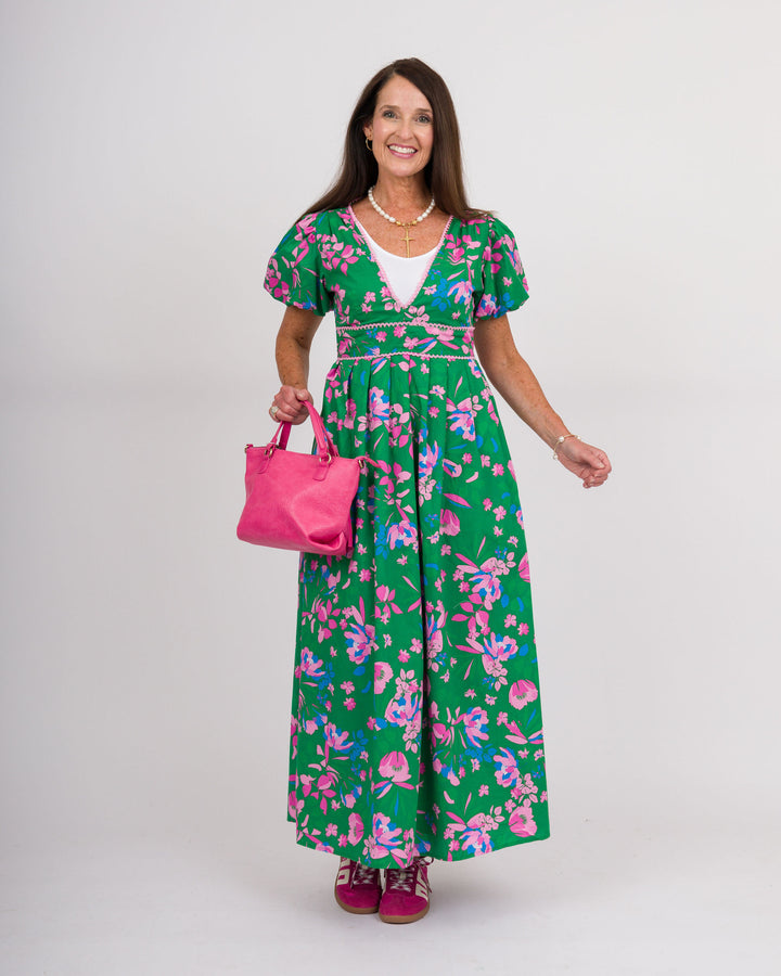 Jaylene Maxi Denavi Floral Dress