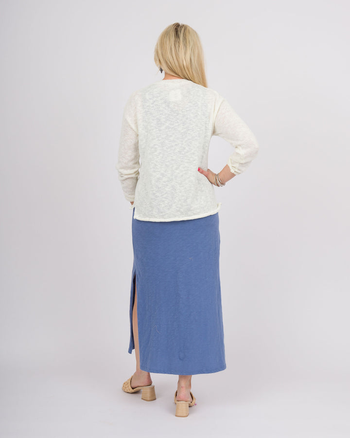 Beach Day Sweater - White