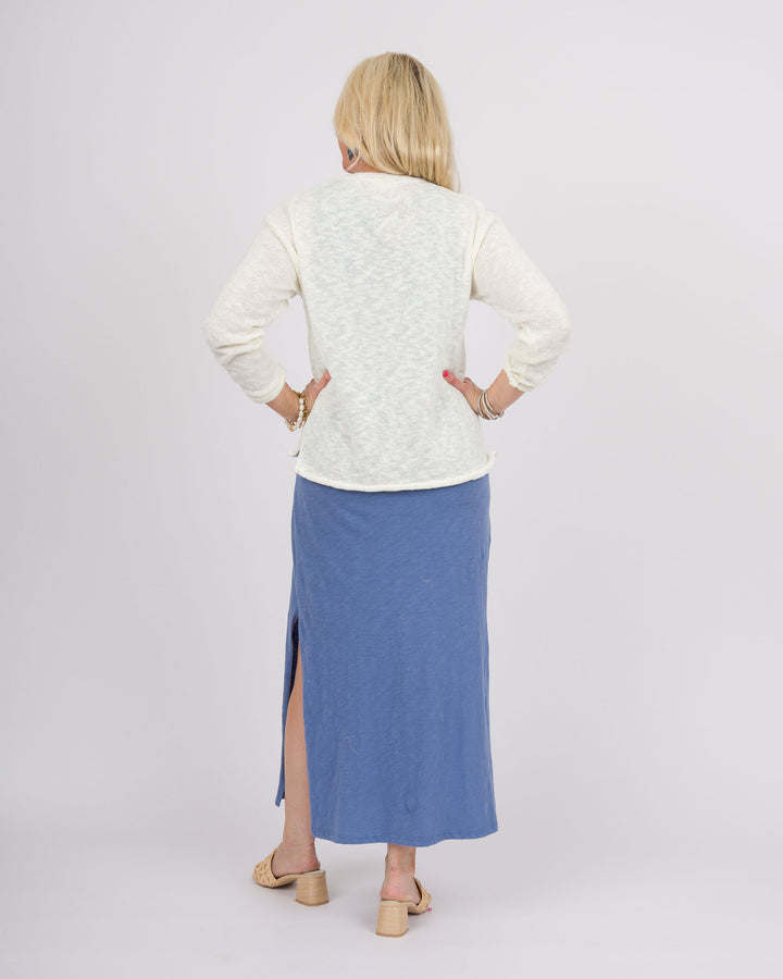 Beach Day Sweater - White