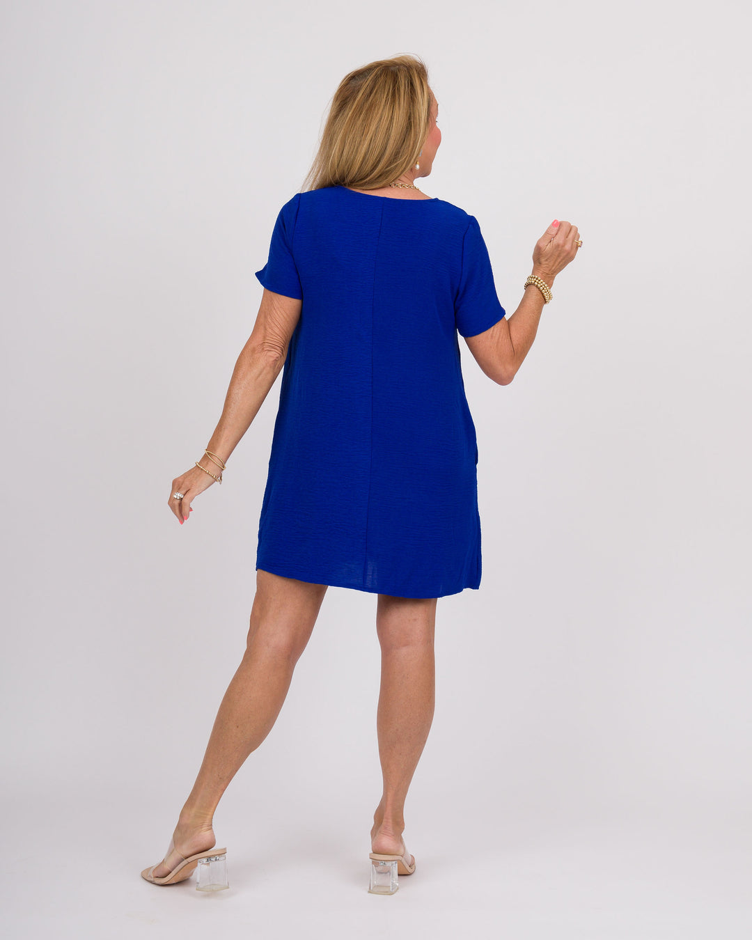 Riley Mini Dress - Royal Blue