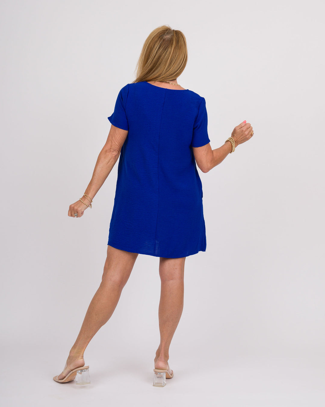Riley Mini Dress - Royal Blue