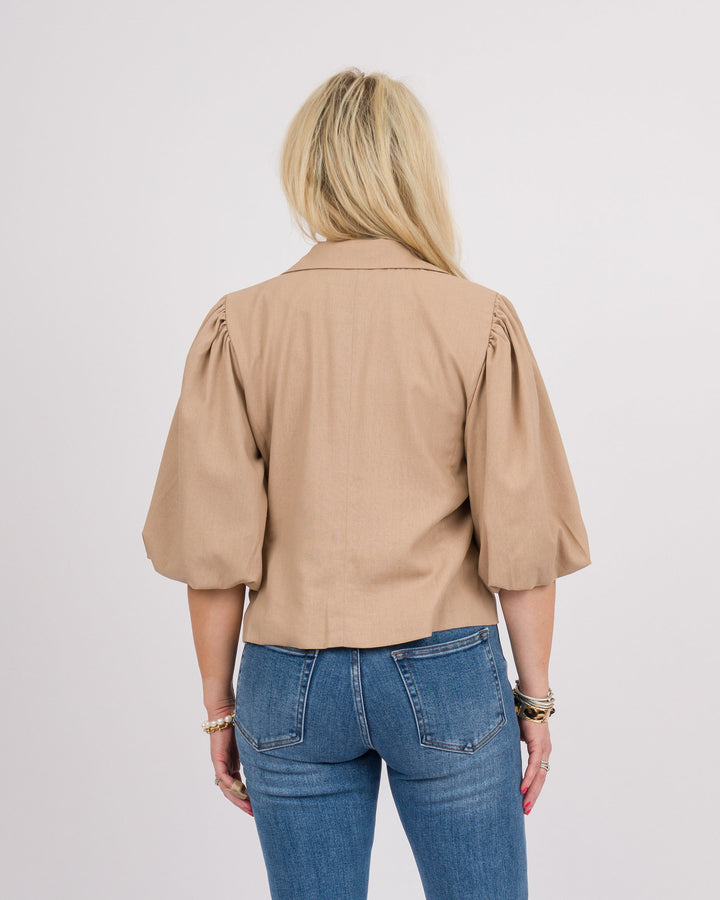Coco Puff Sleeve Blazer