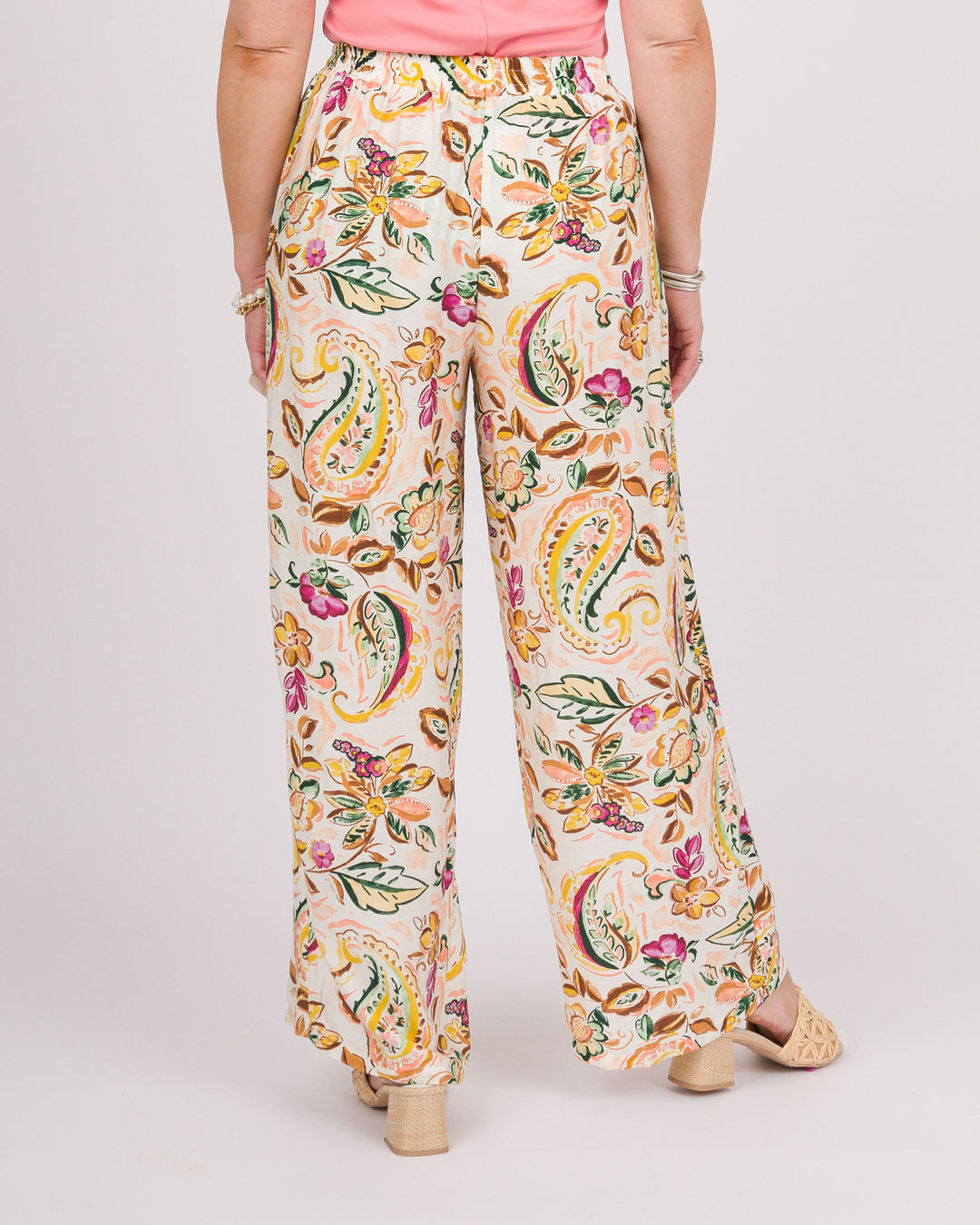 Linque Paisley Wide Leg Pants