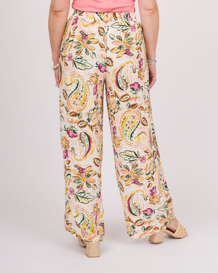 Linque Paisley Wide Leg Pants